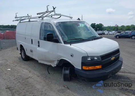 2020 Chevrolet Express Cargo Rwd 3500 Regular Wheelbase Wt из США, поврежденный, VIN 1GCZGGFG5L1170272